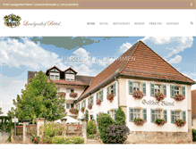 Tablet Screenshot of gasthof-buettel.de